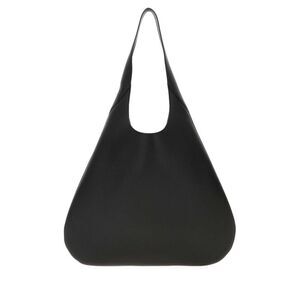 Carven Women Black Leather Tommaso Shopping Bag